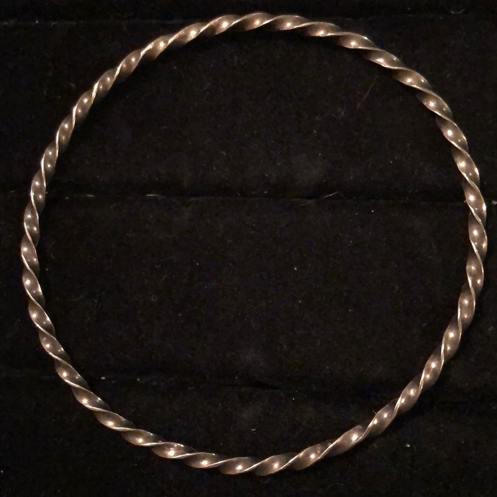 Sterling Silver Twisted Bangle Bracelet